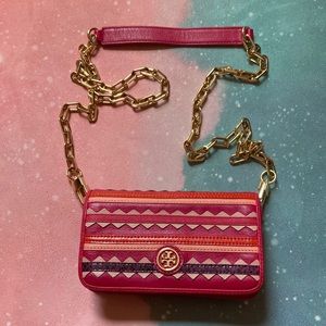 TORY BURCH ROBINSON ZIG-ZAG CROSS-BODY